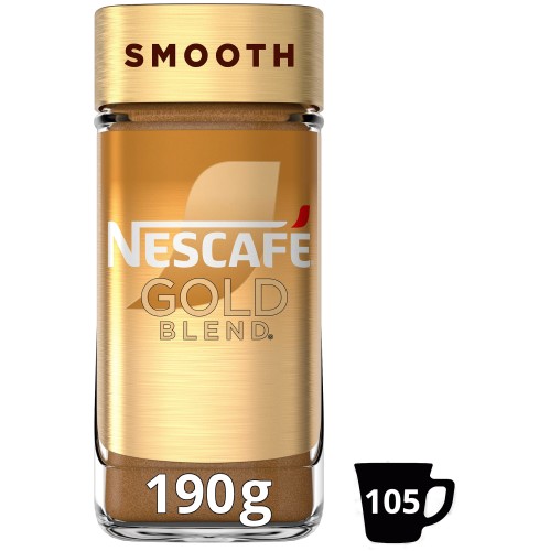 Nescafe Gold Blend Smooth Instant Coffee (190g)